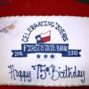75th Birthday Cake