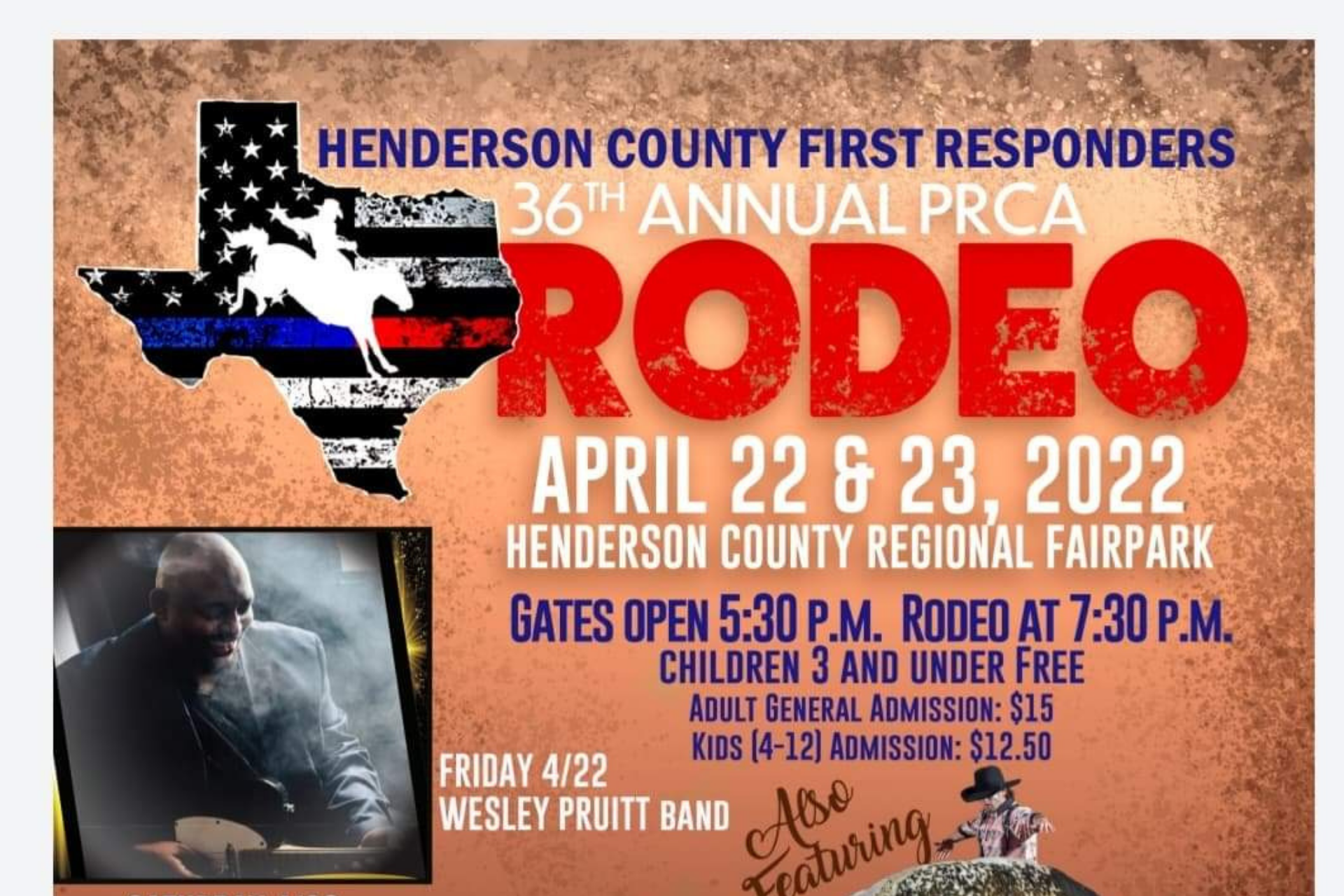 Henderson County First Responders Rodeo 2022