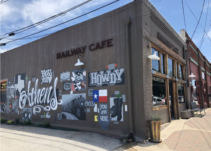 Railway Caf Visit Athens Texas From the great outdoors to