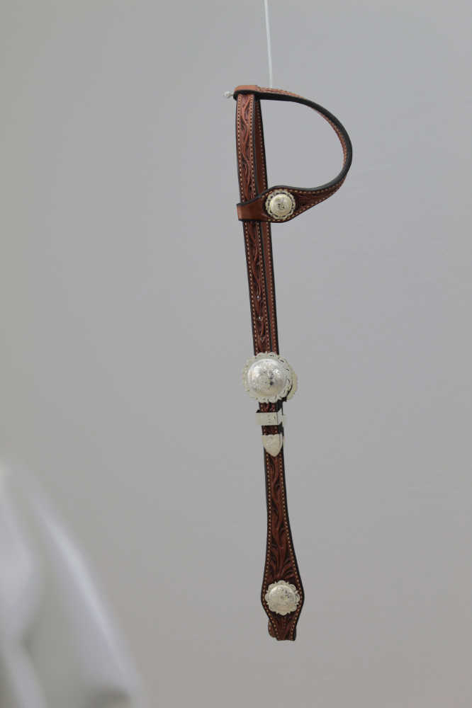 Berry Concho Buckle Headstall