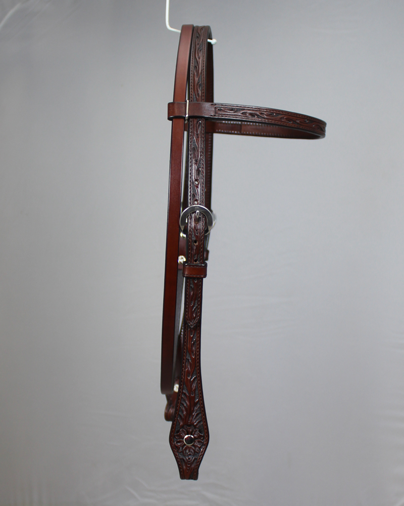 Sierra Way Tooled Browband Headstall
