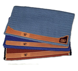 Cowhorse Custom Saddle Blanket w/ Scalloped Leathers