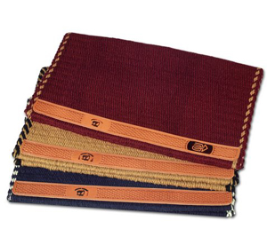Cowhorse Custom Saddle Blankets w/ Long Leathers