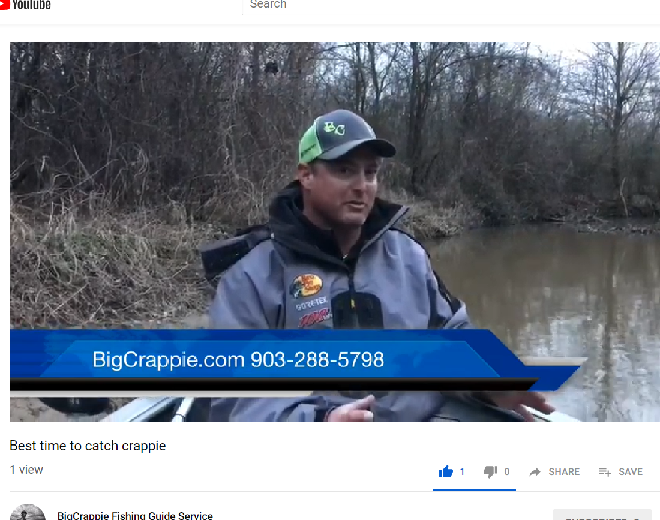 When is the BEST time to Crappie fish on Cedar Creek Lake Tx? with Chuck Rollins