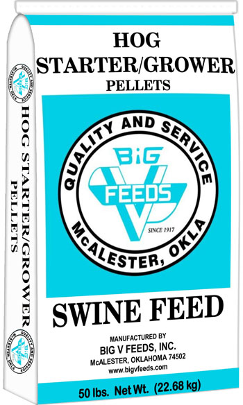 Big V Starter / Grower Swine Pellets