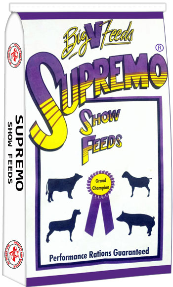 Supremo Show Goat Ration (Medicated) | Big V Feeds provide a full line ...