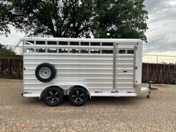 2025 Bar-M 16' Livestock Bumper Pull 