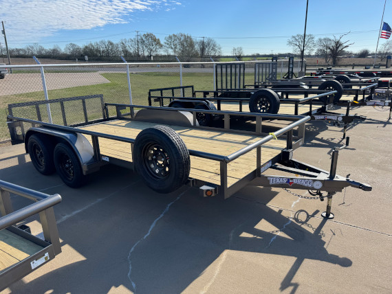 2025 Texas Bragg 16' Utility Trailer 