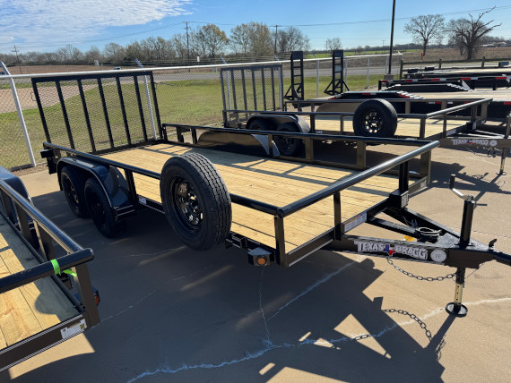 2025 Texas Bragg 16' Utility Trailer 