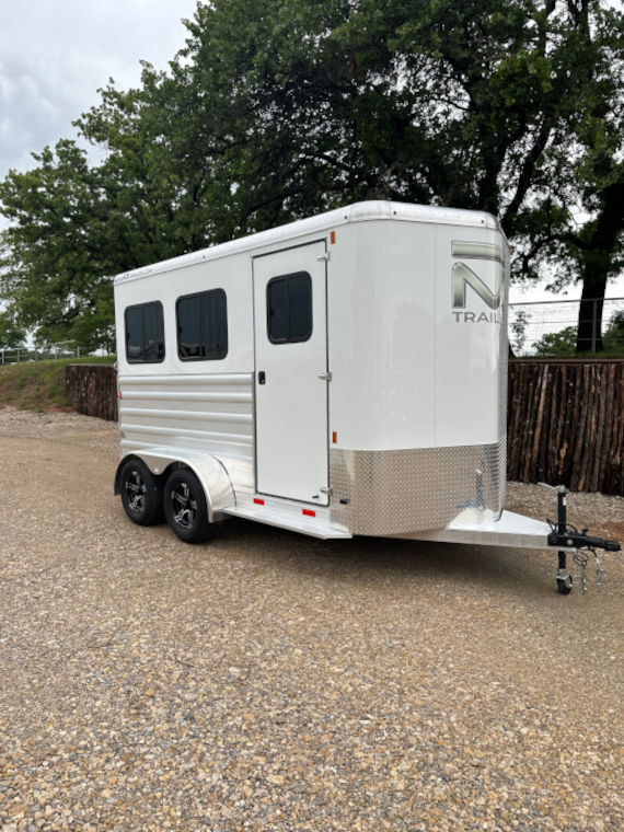 2025 Bar-M 2 Horse Bumper Pull Trailer