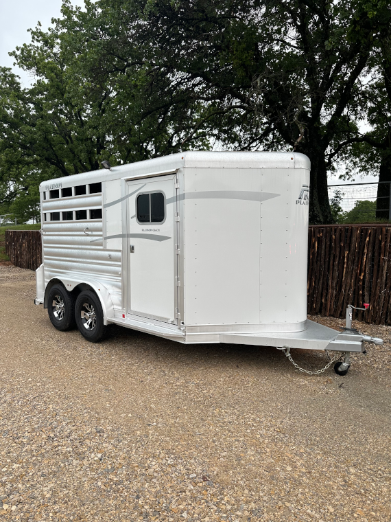 2024 Platinum 2 Horse Bumper Pull Trailer