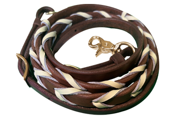 Oiled Bone Laced Reins