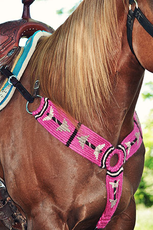 Tribal Style Mohair Breast Collar 5 Star Equine Products 