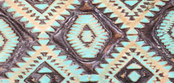 Turquoise Brown Aztec