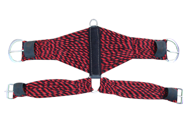 The Y-Cinch - Woven Roper Dyed  5 Star Equine, manufacturer of