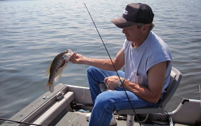 Steve with another good crappie from 