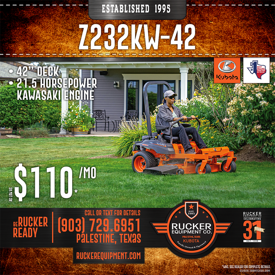 KUBOTA Z232KW 42 Zero-Turn