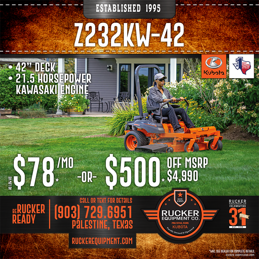 KUBOTA Z232KW 42 Zero-Turn