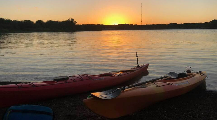 Kayaks Sunset Diane Small