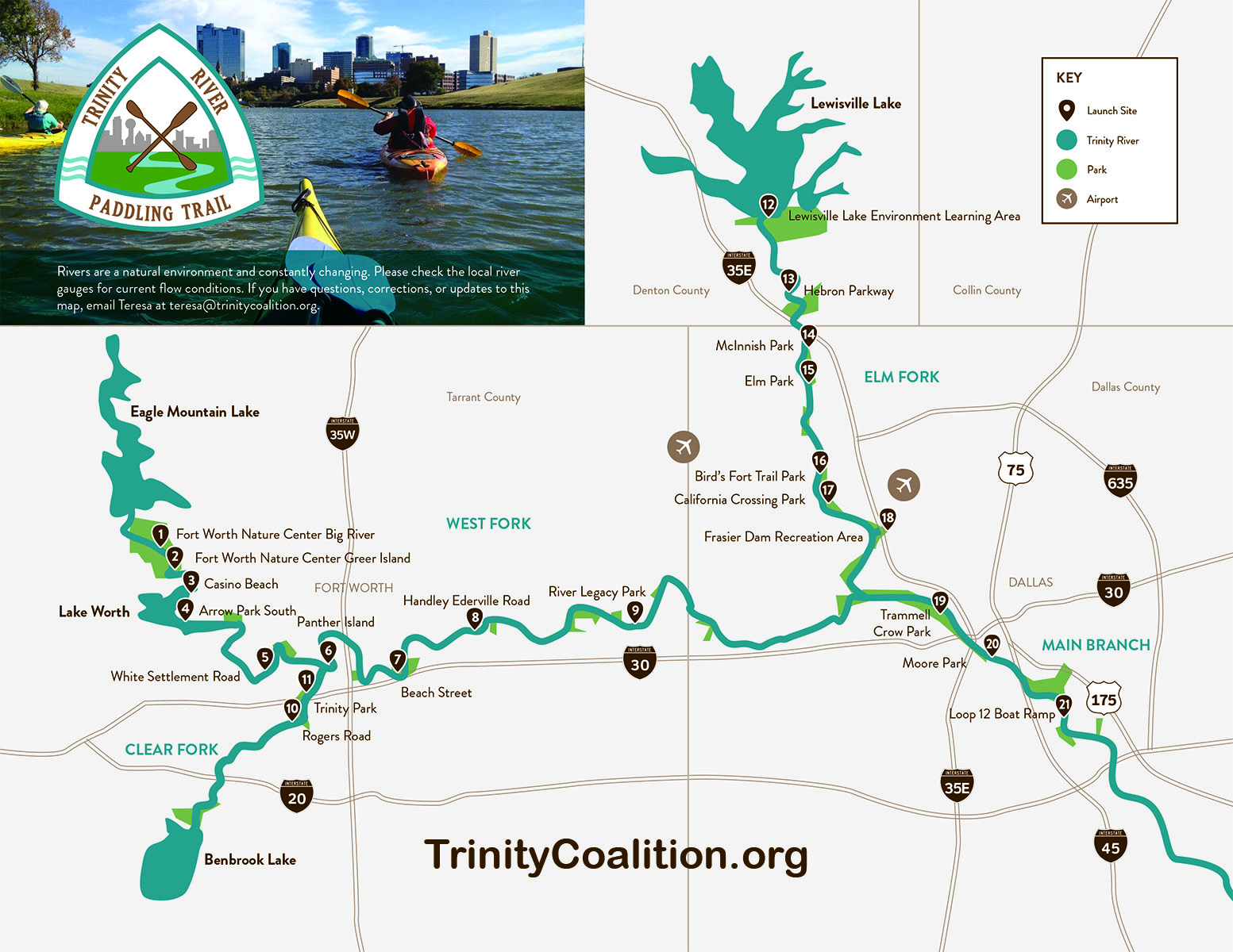 Discovery Event 2 hosted by REI: The Trinity River Paddle Trail