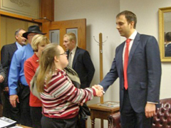 Page - Abby & Representative Lance Goodin